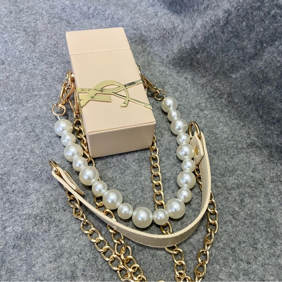 Yves Saint Laurent Libre Perfume Box Converted Bag Beige - Picture 10 of 15